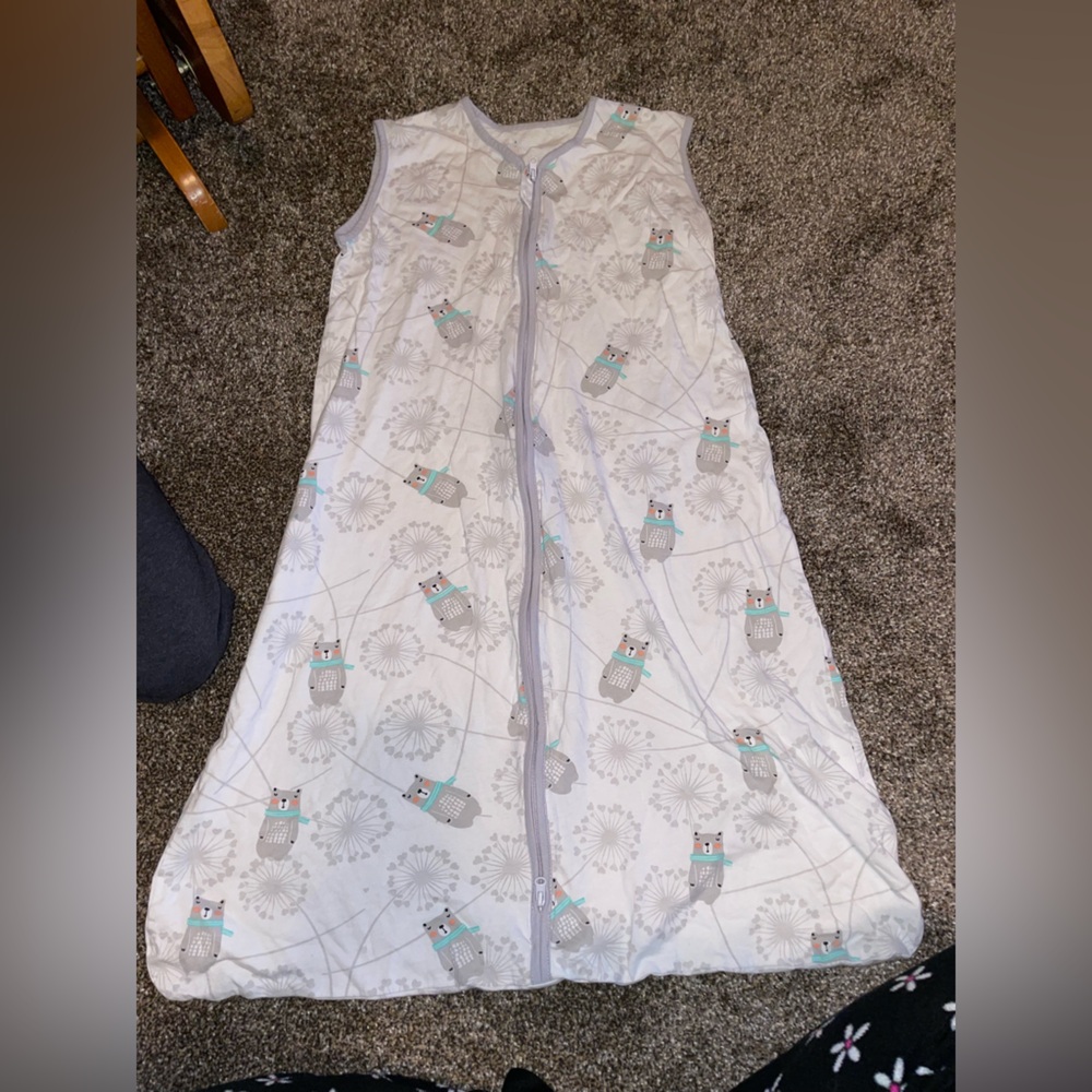 Bear Print Baby Sleep Sack SET OF TWO